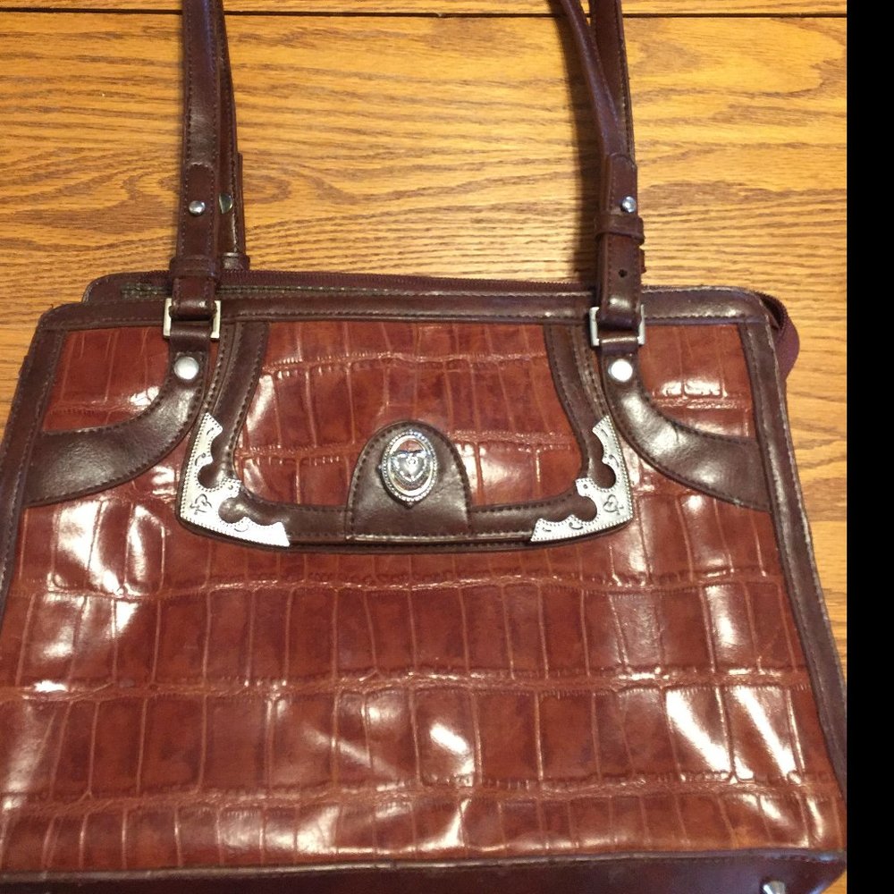 MC Marc Chantal Handbag with Heart Accent